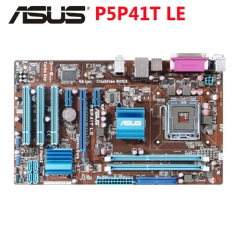 Orijinal ASUS P5P41T LE 1333Mhz DDR3 P5 P41T LGA 775 Anakart ATX USB2. 0 PCI-E X16 masaüstü bilgisayar Anakart Plaka P5 P41T LE Kullanılan