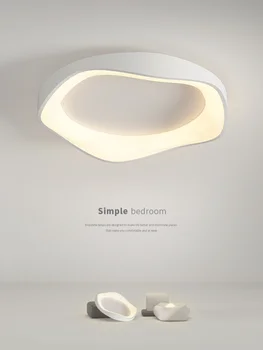 Modern LED Tavan Lambası Yuvarlak Yatak Odası Oturma Odası Yemek Odası Mutfak Çalışma İskandinav Beyaz Gri Siyah Kapalı Dekor Tavan Lambası