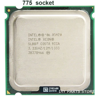 INTEL XEON X5470 CPU INTEL X5470 İŞLEMCİ dört çekirdekli 3.3 MHZ LeveL2 12M üzerinde Çalışmak LGA 775 anakart