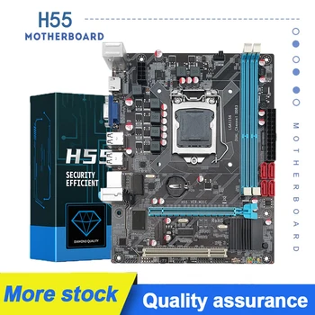 H55 Anakart LGA1156 Destek Çekirdek İ3/İ7 İ5 760 CPU DDR3 Masaüstü Ram Bellek VGA HDMI Oyun PC
