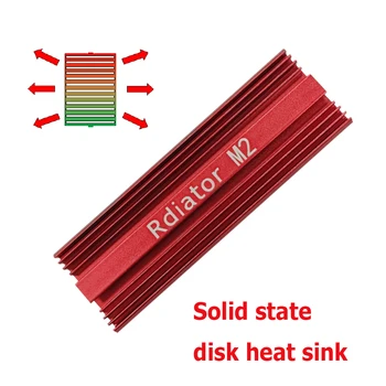 M. 2 SSD NVMe ısı emici soğutucu M2 2280 SSD sabit disk alüminyum ısı emici için termal ped ile masaüstü bilgisayar PCIe SATA M2 SSD 2280
