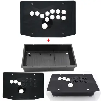 RAC-K500B Hitbox Tüm Düğmeler Joystick Akrilik Panel Durumda DIY oyun kolu Kitleri