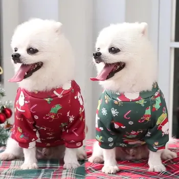 Köpek Giysileri Santa Noel Kostüm Giysileri Pet Küçük r Köpek kapüşonlu ceket Ceketler Yavru Kedi Giyim Chihuahua Yorkie Kıyafet