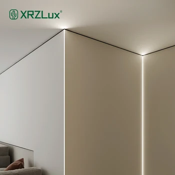 XRZLux 2 adet 1m Led Lineer Bar ışıkları 10W Gömme Trimless Alüminyum Profil Led Şerit ışıkları İçin iç mekan aydınlatması Odası Dekor