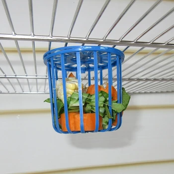 Kuş Tedavi tutucu Küçük Hayvan Meyve Sebze Sepeti Kafes Asılı Besleyici Papağan Oyuncaklar