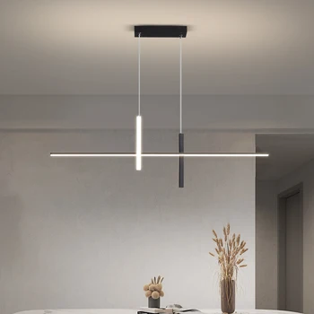 Nordic ışık lüks dekoratif oturma odası LED yemek masası avize minimalist minimalist restoran avize sanat yaratıcı