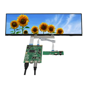 12.6 inç NV126B5M-N41 1920x515 EDP IPS LCD Ekran ile HD-MI C Tipi LCD Kurulu için Araba Monitör, sıcaklık Monitör AIDA64