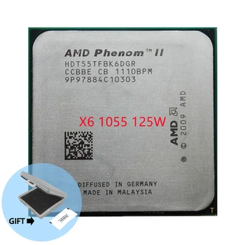 AMD Phenom II X6 1055T 1055 2.8 G 125W Altı Çekirdekli İŞLEMCİ işlemci HDT55TFBK6DGR Soket AM3