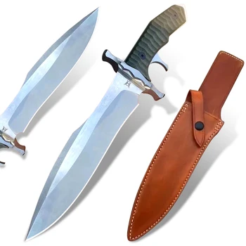 A8 Çelik bıçak açık düz bıçak Vahşi kamp taktiksel hayatta kalma bıçak orman macera av bıçağı koleksiyonu