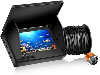 Balık Bulucu Sualtı Kamera Taşınabilir Sualtı Balıkçılık Kamera ile 4.3 inç IPS Ekran, Su Geçirmez Kamera Buz Balıkçılığı için