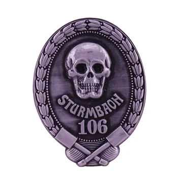 WW1 Alman Stormtroopers Pın Sturmbaon 106 Freıkorp Rozetı Nadır Madalya Koleksıyon