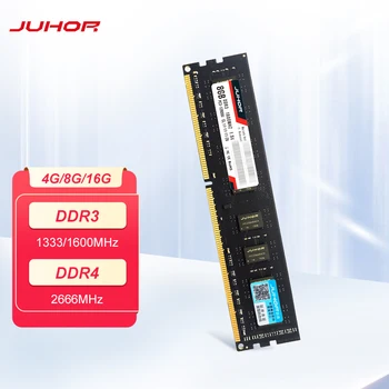 JUHOR Fabrika Toptan Memoria Ram DDR3 4 GB 8 GB 1333 1600 DDR4 4 GB 8 GB 16 GB 2666 masaüstü bellek