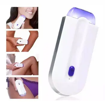 Taşınabilir Mini Elektrikli Epilatör Ağrısız Epilasyon Aracı USB Şarj Edilebilir Kadın Vücut Yüz Bacak Bikini Tıraş Makinesi Saç Düzeltici