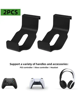 2 adet tutucu PS5 Oyun Konsolu Kolu Depolama Braketi Xbox Serisi X playstation 5 Oyun Klavyeler Asılı Raf Kulaklık Kanca ps4