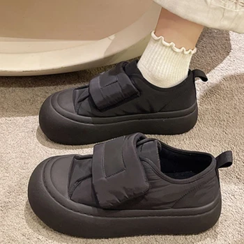 Kalın Taban Ekmek Ayakkabı Kadınlar için 2022 Sonbaharında Yeni İns Çok Yönlü Rahat Baba Ayakkabı Büyük Kafa Çirkin ve Sevimli ayakkabılar