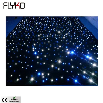 Fabrikadan en ucuz fiyat 3x6m led yıldızlı perde sahne zemin düğün dekorasyon için