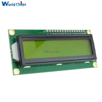 LCD1602 1602 LCD HD44780 Ekran Karakter LCD Ekran Sarı Blacklight TFT 16X2 LCD Modülü DC 5 V