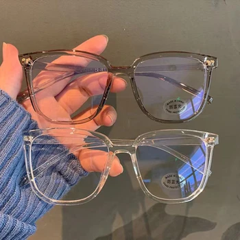 Trendleri Ofis Anti mavi ışık büyük boy Gözlük Bilgisayar Kadın Mavi engelleme Oyun Büyük Boy Erkek Gözlük Çerçeve gözlük