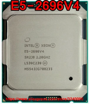 Intel Xeon CPU E5-2696V4 SR2J0 2.20 GHz 22 Çekirdekli 55M LGA2011-3 E5-2696 V4 işlemci E5 2696V4 ücretsiz kargo E5 2696 V4