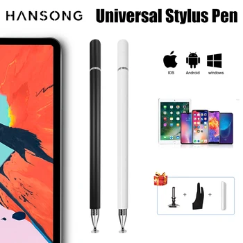 Stylus Kalem Android Xiaomi Samsung Tablet Smartphone İçin iPad iPhone Windows İçin Çizim Ekran Dokunmatik Kalem Kalem Aksesuarları