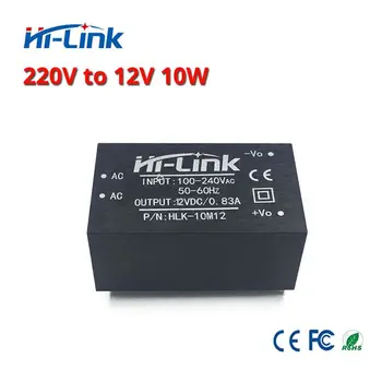 Hi-Link 220v 12V 10W AC DC izole anahtarlama adım aşağı güç kaynağı modülü AC DC dönüştürücü HLK-10M12