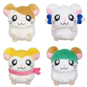 Hamtaro Hamster peluş oyuncak Bejou Kaburu Pashmina Koleksiyonu Kawaii Sevimli Anime Peluş Doldurulmuş Hayvanlar Çocuk Oyuncakları Kız Erkek
