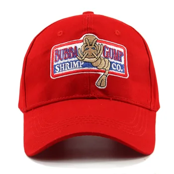 1994 BUBBA GUMP KARİDES beyzbol şapkası erkek kadın Spor şapka Yaz Kap İşlemeli rahat Şapka Forrest Gump kapaklar Kostüm toptan
