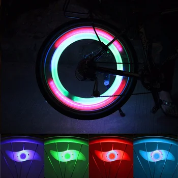 Söğüt şekli LED bisiklet tekerlek jant ışığı 3 aydınlatma Su Geçirmez Bisiklet ledli tekerlek Bisiklet Bisiklet Aksesuarları Lamba bisiklet ışık