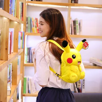 2022 Anime Pokemon peluş oyuncak Pikachu Sırt Çantası Çapraz Çanta Kızlar Sevimli Seyahat Temel Karikatür saklama çantası doğum günü hediyesi Oyuncaklar
