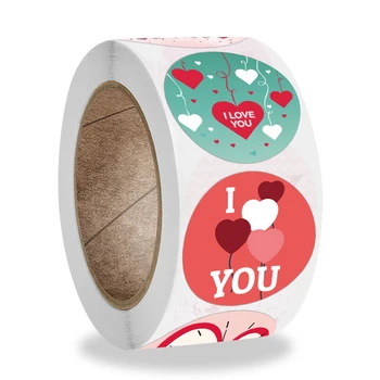 100-500 adet Aşk Kalp Etiketleri Çıkartmaları seni seviyorum sevgililer Günü Çıkartmaları Kalp Teşekkür Ederim Sızdırmazlık Etiketleri Doğum Günü Partisi Etiketi